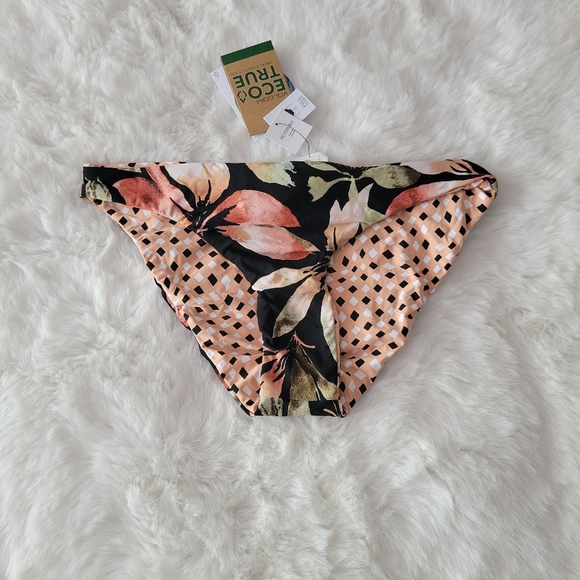 🍹VOLCOM TROPIC CRUSH REVERSIBLE HIPSTER BIKINI BOTTOM SIZE S - Picture 5 of 8